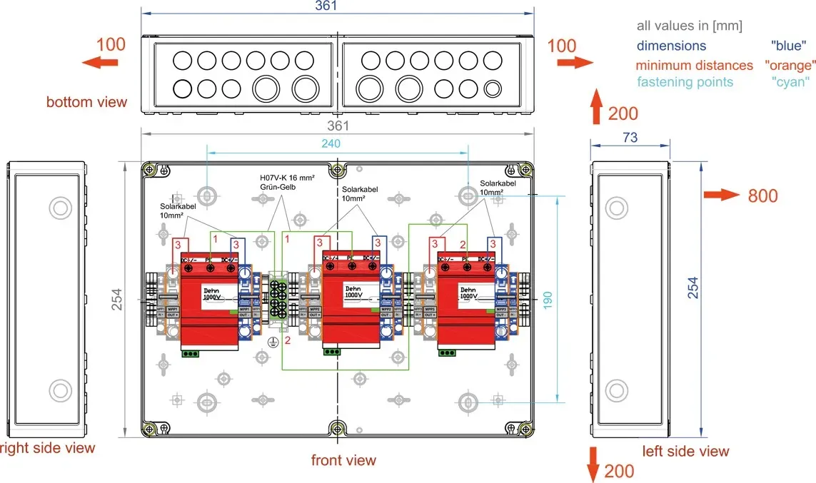 enwitec electronic Generatoranschlusskasten GAKS100032RXYPC10DEH