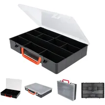 TRIZERATOP Sortimentskasten 300x220x55 Aufbewahrungsbox, Sortierbox, Organizer, 10 Fächer