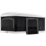 Autohome AIR TOP 360° - Dachzelt - Gr. LARGE - schwarz|weiß / SHELLS WHITE, TEXTILE CARBON - für 2 - 3 Personen