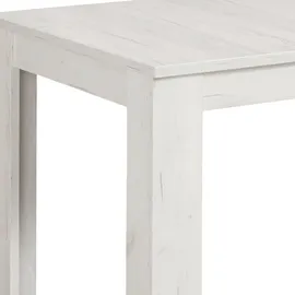 Homestyle4u Esstisch 90,5 x 76,5 x 160 cm weiß