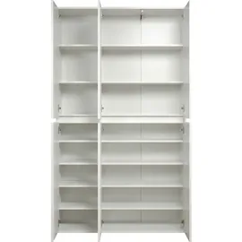 trendteam Nevada Mehrzweckschrank 111 x 191 x 34 cm Weiß