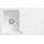 Villeroy & Boch Siluet 45 rechts Einbauspüle keramik snow white Excenterbetätigung 800 x 510 mm