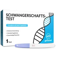 GetTested Schwangerschaftstest-Kit – Schnelle Ergebnisse für Zuhause zur sicheren, privaten Erkennung – Präzise & einfache Anwendung – Keine Laborbesuche erforderlich