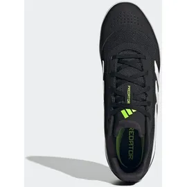 adidas PERFORMANCE "PREDATOR CLUB INDOOR SALA", Damen, Gr. 45, weiß (core schwarz, cloud weiß, lucid lemon), Synthetik, Textil, Schuhe Fußballschuh, geeignet als Hallenschuhe