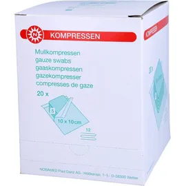 NOBAMED Mullkompressen 10 x 10 cm 100 Stück