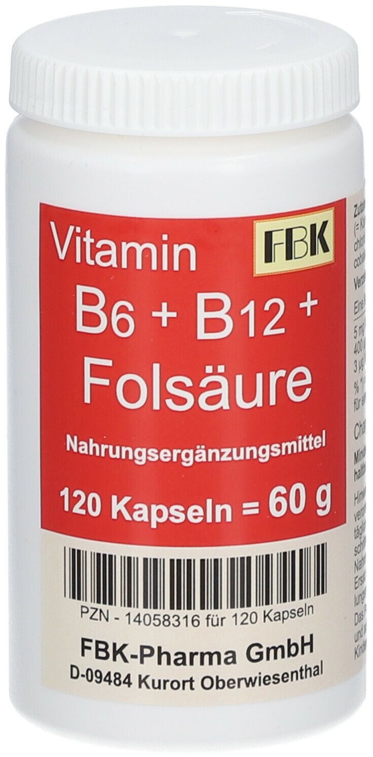 Vitamin B6+ B12+ Folsäure