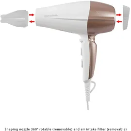 ProfiCare PC-HT 3010 weiß/champagner