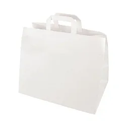 50 PAPSTAR Papier-Tragetaschen weiß 32,0 x 27,0 cm