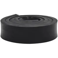 VidaXL Gummileiste für Schneepflug Schwarz 250x10x2 cm