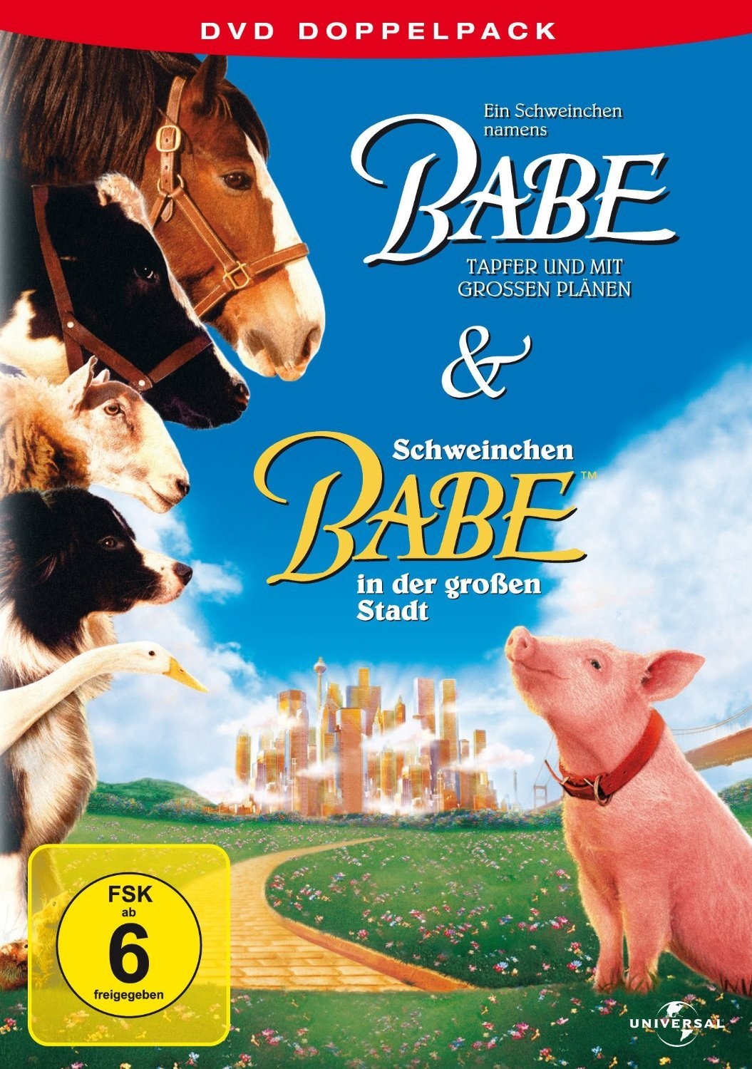 Ein Schweinchen Namens Babe & Schweinchen Babe In Der Grossen Stadt (DVD)