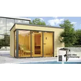 Weka Design-Saunahaus CUBILIS Sparset 7,5 kw OS