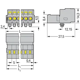 WAGO GmbH &amp; Co. KG Stiftleiste 231-606/018-000