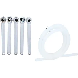 KS Tools Bremsen-Entlüftungsschlüssel-Satz 160.0725 6-tlg.