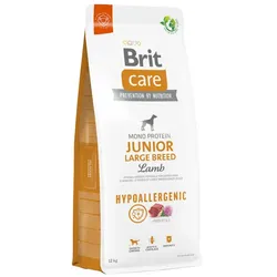 BRIT CARE Dog Hypoallergenic Junior Large Breed Lamb 12kg