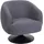MCW Lounge-Sessel J76 Bouclé 70 x 80 x 70 cm Silber drehbar
