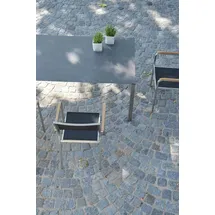 JAN KURTZ Lux Excell Gartentisch 160 x 90 x 72 cm Anthrazit