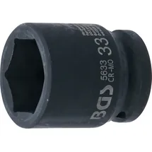 BGS Kraft-Steckschlüssel-Einsatz Sechskant Antrieb Innenvierkant 20 mm (3/4") SW 33 mm