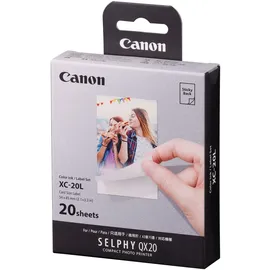 Canon XC-20L, Dye-sublimation, 5.4x8.5 cm, 20 pc(s)
