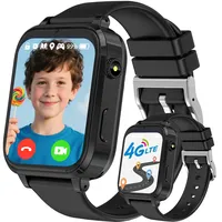 clleylise Smartwatch Kinder, Kinder Smartwatch mit GPS, Telefon, Videoanruf, Voice Chat, SOS, Schulmodus, Schrittzähler, Wecker, Kinderuhr für Mädchen und Jungen 5-18 Jahren