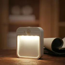 Maclean Brackets Maclean MCE236 LED Lampe mit Bewegungssensor Flurlampe Nachtlicht USB Wiederaufladbar 4000K Auto ON/Off Magnet