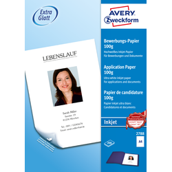 AVERY Zweckform Druckerpapier 2788 - A4, 100 g/m2, Inkjet, 200 Blatt