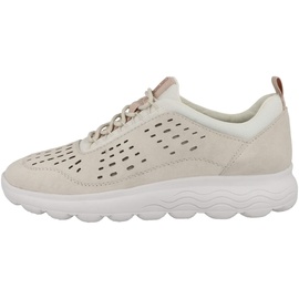 GEOX Damen D SPHERICA Sneaker, Off White, 42 EU