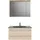 Pelipal Serie 6025 3-tlg. 97 cm x 200 cm x 48 cm Waschtisch grau polar pinie quer NB