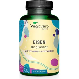 Vegavero Eisen Bisglycinat Kapseln 120 St.