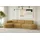 Fun Möbel Ecksofa Designersofa PALMA in Stoff Scala Senfgelb Ottomane Links - Gelb