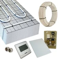 Howatech Warmwasser Fußbodenheizung HoWaTech TAC 5-10m2 Paket E-Regelbox Digital