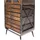 MCW Hochschrank F91 60 x 128 x 33 cm Braun/Schwarz