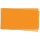 NEU Transparentpapier Extrastark 115g/qm, 50 x 61 cm, 1 Bogen, Orange