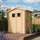 TIMBELA Holzhaus Gartenhaus M367+M367G - Mit imprägniertem BodenB196xL136xH218 cm/ 1.98 m2