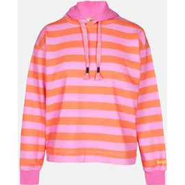 salzhaut Hoodie ADEBAAR Streifen Orange M