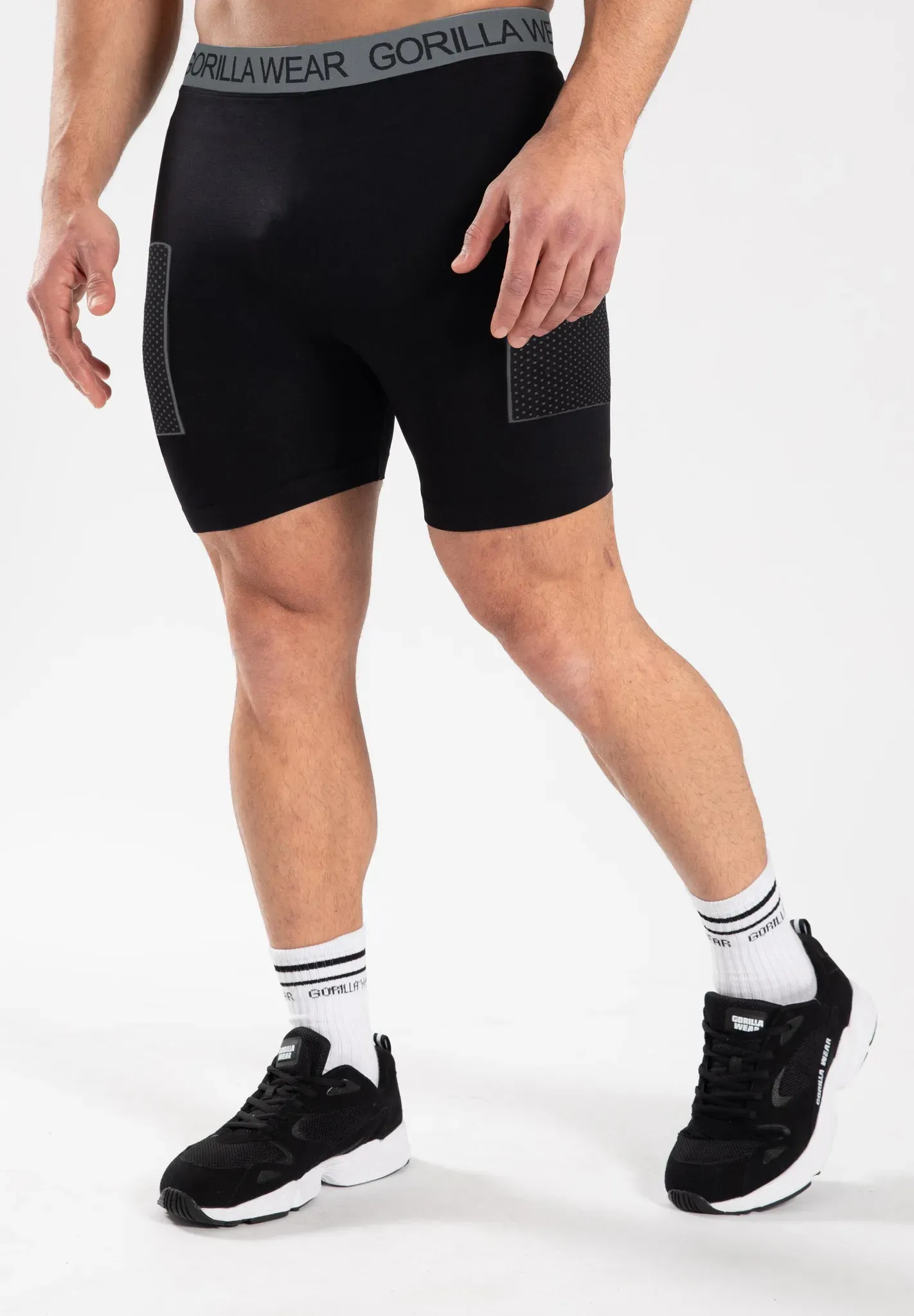 Norton Nahtloses Short Tights - Schwarz - L