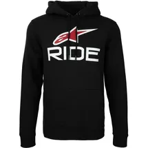 Alpinestars Ride V3 Kapuzenpullover Schwarz/Weiß/Rot XXL