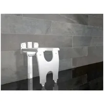 delficare Duschklappsitz Varioporto, klappbar, bis 130 kg belastbar, Weiß