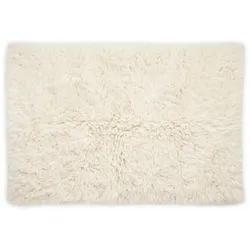 THEKO Flokati Wollteppich  Flokos , beige , Wolle , Maße (cm): B: 90 H: 7