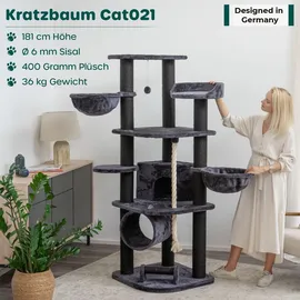 Happy Pet Kratzbaum groß 181 cm anthrazit