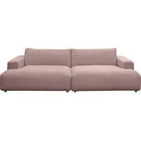 Musterring Loungesofa Lucia, Cord-Bezug, Breite 292 cm rosa