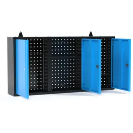 Güde Hängeschrank Stahl 120x20x60 cm schwarz 3 Türen abschließbar