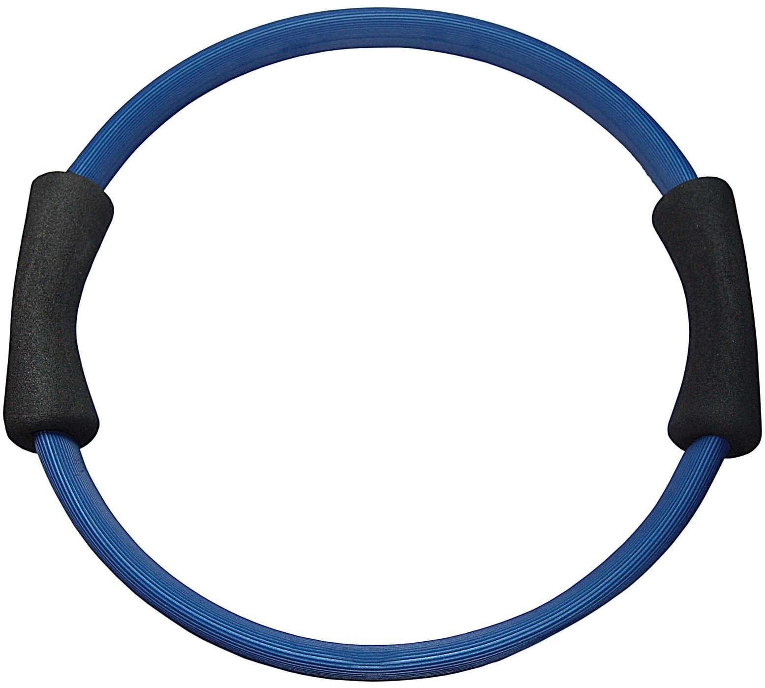 Best Sporting Pilates Power Toning-Ring 37cm in blau I Widerstand Mittel I Fitnessring mit Schaumstoffgriffen I Trainiert besonders die Brust-, Arm-, Bein- und Bauchmuskeln I Inkl. Übungsanleitung