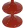 Mirrors and More Kerzenhalter Laureen Metall Rot
