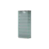 VCM Glasvitrine Benila XL Silber