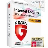 G DATA Internet Security 3 für 1 Sonderversion |3 Geräte - 1 Jahr | Antivirus Programm mit Kindersicherung | PC, Mac, Android, iOS | DVD | inkl. Webcam-Cover | zukünftige Updates inklusive