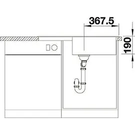 Blanco Legra XL 6 S Silgranit Cafe 860 x 500 mm