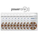 Varta Power one Hörgerätebatterien Typ 312 braun, Batterien 60 Stück Vorratspack, wireless approved, Größe p312 für Hörgeräte und Hörhilfen, high hearing level, quecksilberfrei, Made in Germany