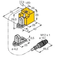 Turck Sensor bündig Bi10-QN26-AD4X-0,8-RS4.23/S90