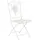 CLP Sibell Gartenstuhl 42 x 49 x 91,5 cm weiß