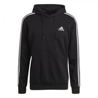 Adidas Essentials 3-Streifen Kapuzensweat Black/White L